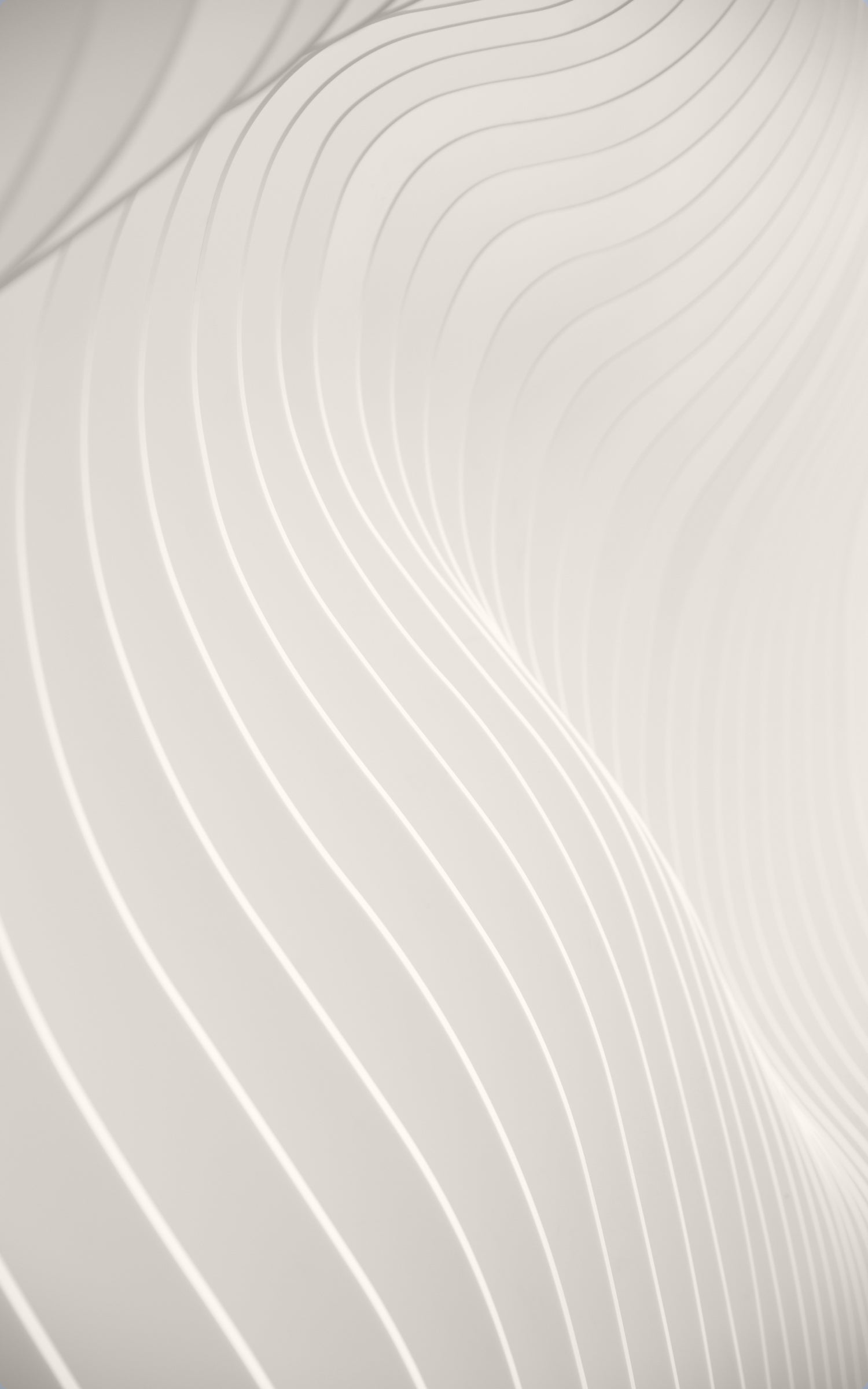 Abstract pattern of wavy lines on a light gray background